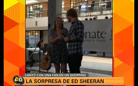 La sorpresa de Ed Sheeran