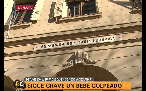 Sigue grave el bebé golpeado por su padre en Berisso