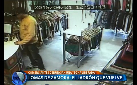 Lomas de Zamora: el ladrón que vuelve