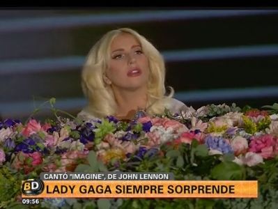 Lady Gaga emociona con su versión de "Imagine" de John Lennon