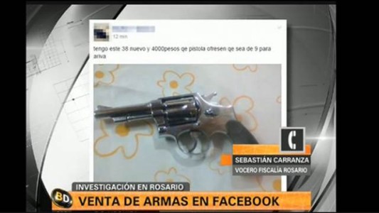 Venden y canjean armas en Facebook