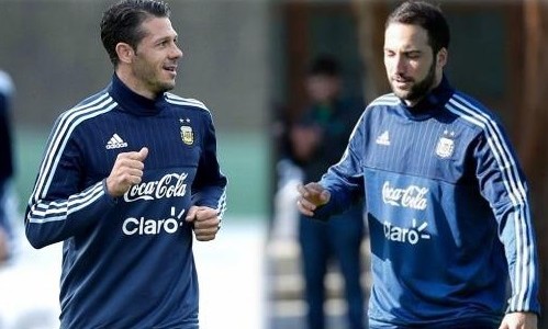 #VamosArgentina Martino probó con Demichelis e Higuaín para enfrentar a Jamaica