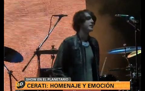 Emotivo homenaje a Cerati por parte de su banda y otros artistas
