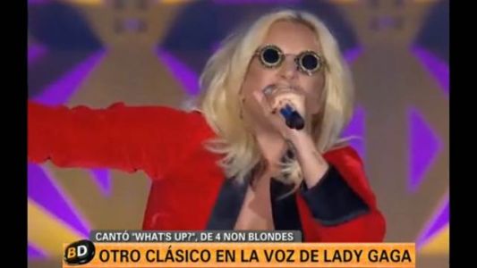 Lady Gaga sorprendió cantando otro clásico