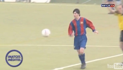 El Barça difunde imágenes inéditas de Messi para festejar su cumpleaños 28