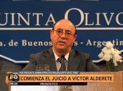 Después de 16 años comienza juicio contra Alderete por corrupción en el PAMI