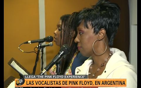 Las coristas de Pink Floyd en Argentina