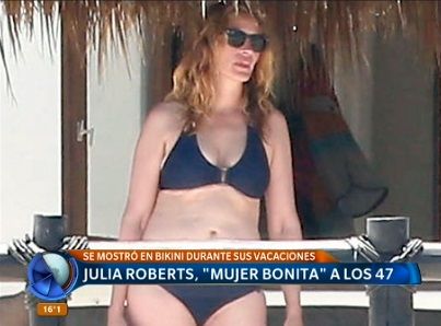 Julia Roberts, "Mujer bonita" a los 47 años