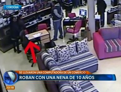 Roban con una nena de 10 años