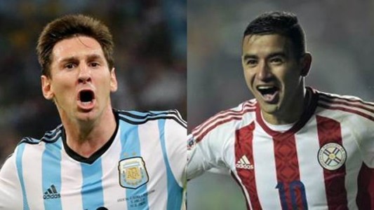 Lionel Messi vs. Derlis González en las redes sociales