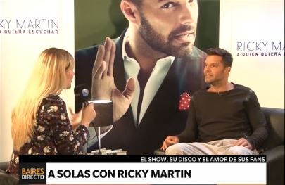 A solas con Ricky Martin: "Me llevo esta ola de amor"
