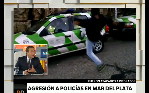 Policías agredidos durante un control en Mar del Plata