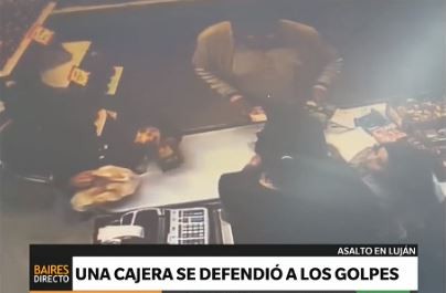 Asalto a un supermercado: la cajera se resistió a los golpes