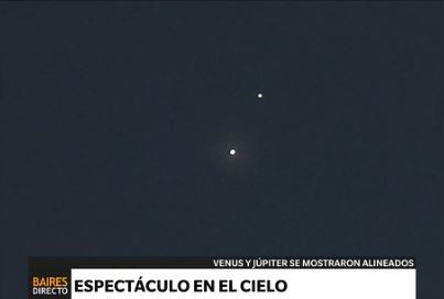 Doble lucero en el cielo rioplatense