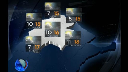 Se esperan lluvias por la tarde y un fin de semana helado