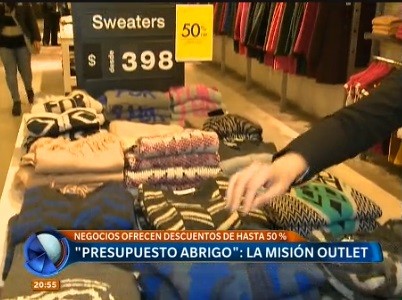 "Presupuesto abrigo": la misión outlet