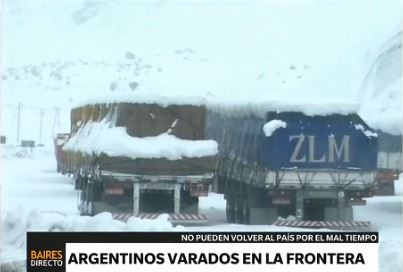Al menos 3 mil argentinos varados en Chile por cierre de la frontera