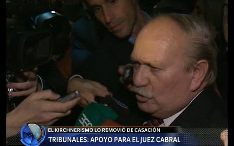 Marcha en apoyo al juez Cabral: pidieron por la independencia de la Justicia