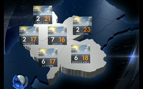 Una tarde agradable con máxima de 18 grados para este feriado
