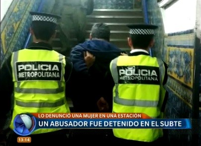 Detuvieron a un abusador en el subte