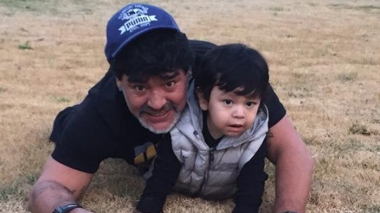 Maradona se reencontró con su hijo Diego Fernando