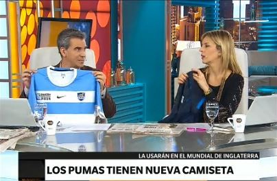 La nueva camiseta de Los Pumas