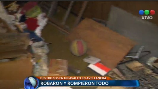 Asaltan y destruyen una casa en Avellaneda