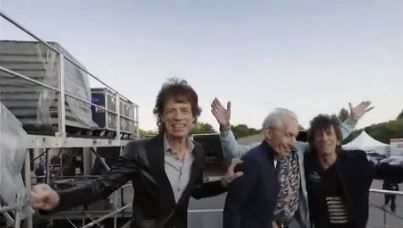 Los Rolling Stones saludaron a sus fans