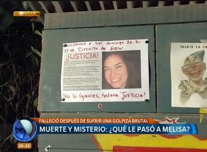 La familia de Melisa pide testigos para esclarecer el crimen de la joven