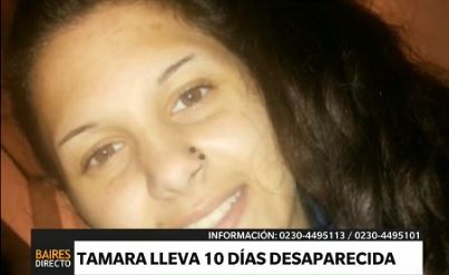 Tamara lleva 10 días desaparecida