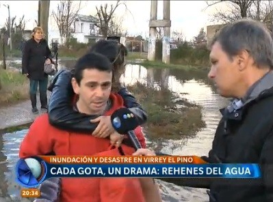 Cada gota, un drama: rehenes de las inundaciones
