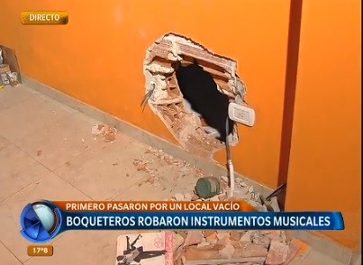 Golpe boquetero en Isidro Casanova