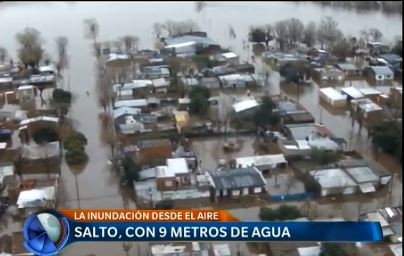 Salto, bajo el agua: imágenes de un drone