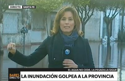 Sanford, bajo el agua