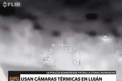 En Luján usan cámaras térmicas