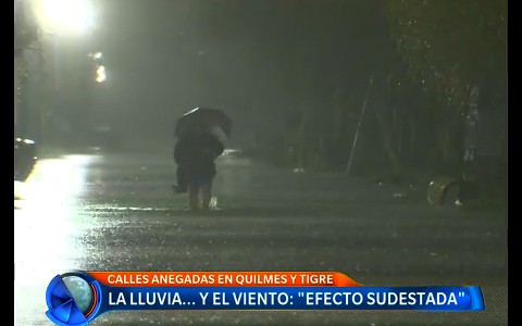 La lluvia y el viento: "efecto sudestada"