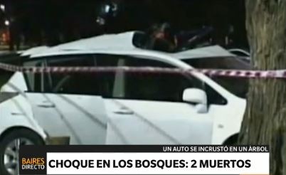 Choque en Palermo: dos muertos y dos heridos
