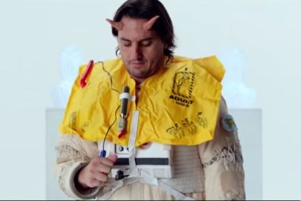 Pichot se disfrazó de diablo y protagonizó una publicidad con los All Blacks