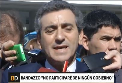 Randazzo aseguró que no ocupará "ningún cargo" si gana Scioli