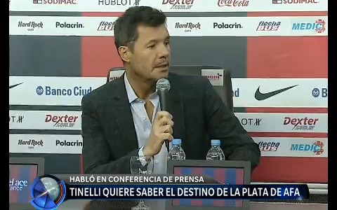 Tinelli dice que quiere saber el destino del dinero de la AFA