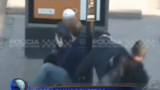 Robo quedó grabado en Retiro