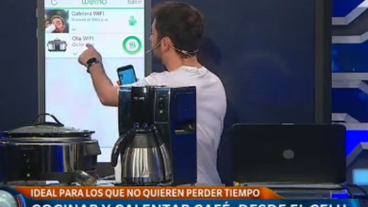 Cocinar y hacer café desde el celular