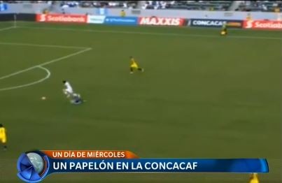 Increíble error de Paredes en la Concacaf