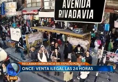 Once: venta ilegal las 24 horas