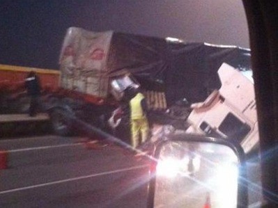 Choque múltiple en Panamericana con un muerto en zona de Escobar