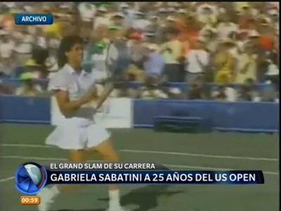 A 25 años del triunfo de Gaby Sabatini en el U.S.Open