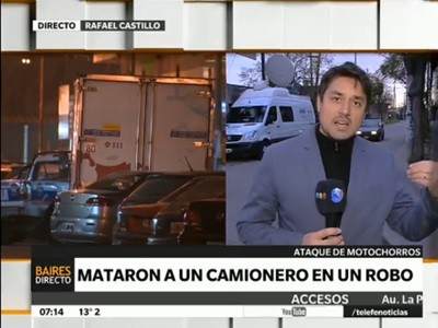 Mataron a un camionero en un robo en Rafael Castillo