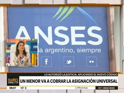 Una menor cobrará la Asignación Universal por Hijo