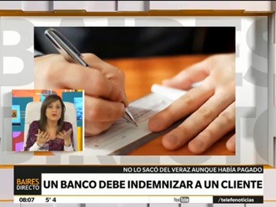 Un banco debe indemnizar a un cliente