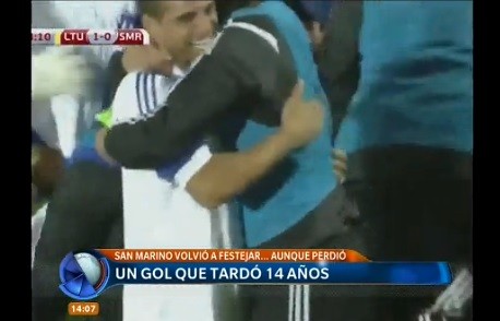 Un gol que esperó 14 años emocionó a jugadores e hinchas
